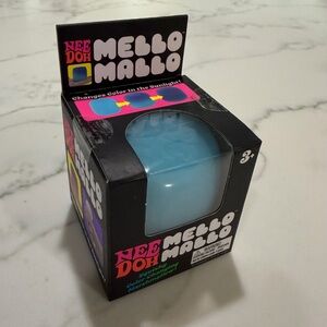 NeeDoh Mello Mallo Color-Changing Marshmallow Squishy: Blue, NIB AUTHENTIC